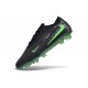 Tacón de Futbol Nike Phantom 6 L Elite FG Negro Verde Espejismo
