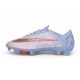 Zapatillas de Fútbol Nike Air Zoom Mercurial Superfly XI Elite FG Azul Blanco Naranja