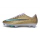 Nike Air Zoom Mercurial Superfly XI Elite FG Mtlc Dorado Brillo verde