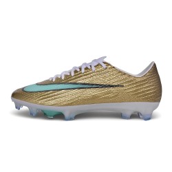 Nike Air Zoom Mercurial Superfly XI Elite FG Mtlc Dorado Brillo verde