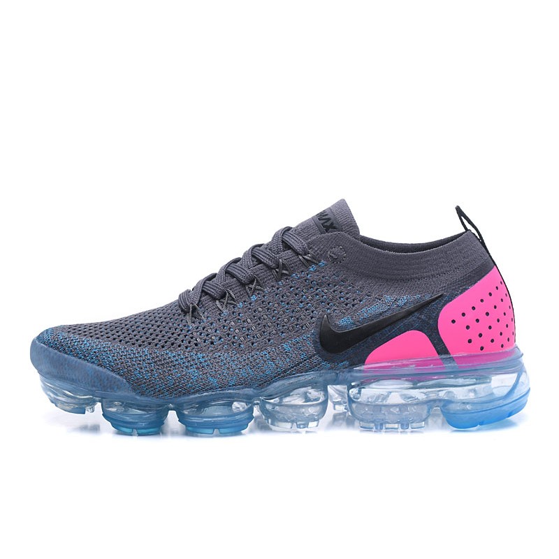 Nike 2018 Zapatos Air VaporMax Flyknit 2 Gris Rosa