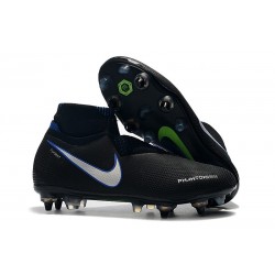 Nike Phantom VSN Elite DF SG-Pro Anti Clog Negro Azul Plata