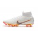 Tacos de Futbol Nike Mercurial Superfly VI 360 Elite AG Blanco Naranja