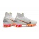 Tacos de Futbol Nike Mercurial Superfly VI 360 Elite AG Blanco Naranja