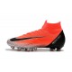 Tacos de Futbol Nike Mercurial Superfly VI 360 Elite AG Rojo Plata Negro