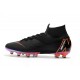 Tacos de Futbol Nike Mercurial Superfly VI 360 Elite AG Negro Naranja