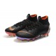 Tacos de Futbol Nike Mercurial Superfly VI 360 Elite AG Negro Naranja