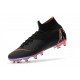 Tacos de Futbol Nike Mercurial Superfly VI 360 Elite AG Negro Naranja