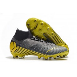 Tacos de Futbol Nike Mercurial Superfly VI 360 Elite AG Gris Oro