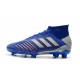 Botas de Fútbol adidas Predator 19.1 FG Hombre - Azul Argento