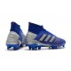 Botas de Fútbol adidas Predator 19.1 FG Hombre - Azul Argento