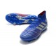 Botas de Fútbol adidas Predator 19.1 FG Hombre - Azul Argento