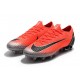 Nike Mercurial Vapor XII Elite AG-PRO Zapatos - Rojo Negro Plata