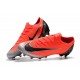 Nike Mercurial Vapor XII Elite AG-PRO Zapatos - Rojo Negro Plata