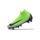 Nike Zapatos Mercurial Superfly 6 Elite SG-Pro AC Verde Negro