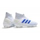 Tacón de Fútbol adidas Virtuso Predator 19+ FG - Blanco Azul