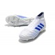 Tacón de Fútbol adidas Virtuso Predator 19+ FG - Blanco Azul
