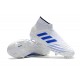 Tacón de Fútbol adidas Virtuso Predator 19+ FG - Blanco Azul