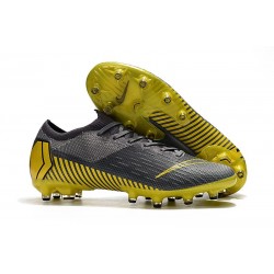 Nike Mercurial Vapor XII Elite AG-PRO Zapatos - Gris Amarillo