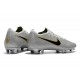 Nike Zapatillas de Futbol Mercurial Vapor XII Elite FG Plata Negro