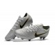 Nike Zapatillas de Futbol Mercurial Vapor XII Elite FG Plata Negro