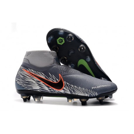 Nike Phantom VSN Elite DF SG-Pro Anti Clog Gris Argent