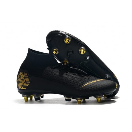 Nike Zapatos Mercurial Superfly 6 Elite SG-Pro AC Negro Or
