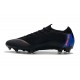 Botas de Fútbol de Hombre Nike Mercurial Vapor 12 Elite FG Negro Azul
