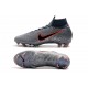 Bota de Fútbol Nike Mercurial Superfly VI 360 Elite FG Gris Negro