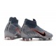 Bota de Fútbol Nike Mercurial Superfly VI 360 Elite FG Gris Negro