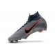 Bota de Fútbol Nike Mercurial Superfly VI 360 Elite FG Gris Negro