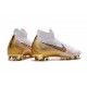 Bota de Fútbol Nike Mercurial Superfly VI 360 Elite FG Blanco Oro