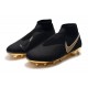 Nike Zapatillas de Fútbol Phantom VSN Elite DF FG - Negro Oro