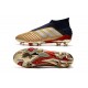 Tacón de Fútbol adidas Predator 19+ FG - Oro Plata Rojo