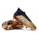 Tacón de Fútbol adidas Predator 19+ FG - Oro Plata Rojo