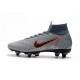 Nike Zapatos Mercurial Superfly 6 Elite SG-Pro AC Gris Negro