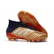 Botas de Fútbol adidas Predator 19.1 FG Hombre - Oro Plata Rojo