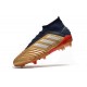Botas de Fútbol adidas Predator 19.1 FG Hombre - Oro Plata Rojo
