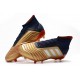 Botas de Fútbol adidas Predator 19.1 FG Hombre - Oro Plata Rojo