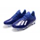 Adidas Botas de Futbol X 19.1 FG Azul Blanco
