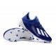 Adidas Botas de Futbol X 19.1 FG Azul Blanco
