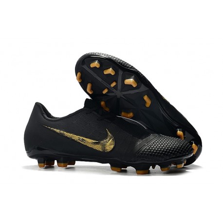 Botas de Fútbol Nike Phantom Venom Elite FG Negro Oro Metalizado
