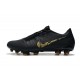 Botas de Fútbol Nike Phantom Venom Elite FG Negro Oro Metalizado