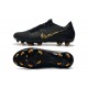 Botas de Fútbol Nike Phantom Venom Elite FG Negro Oro Metalizado