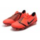 Botas de Fútbol Nike Phantom Venom Elite FG Crimson Negro