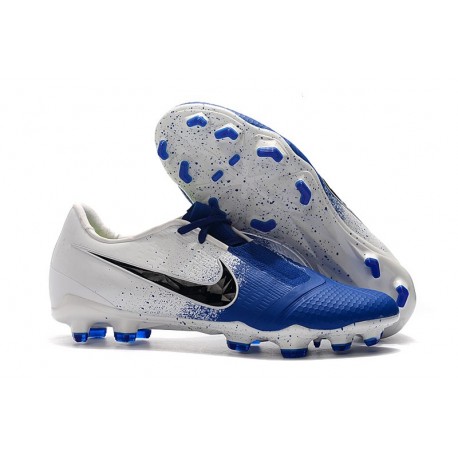 Botas de Fútbol Nike Phantom Venom Elite FG Blanco Azul Negro