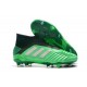Tacón de Fútbol adidas Predator 19+ FG - Verde Argento
