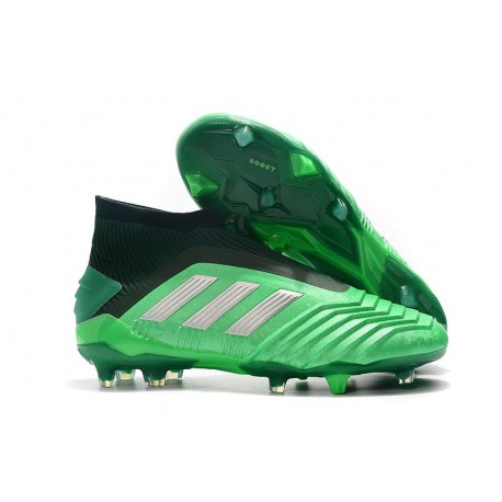 Tacón de Fútbol adidas Predator 19+ FG - Verde Argento