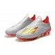 Zapatillas de Tacos Adidas X 19+ FG Plata Rojo