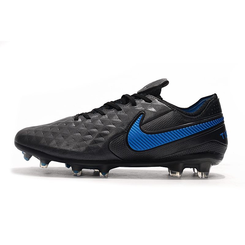 Tacos de Futbol Nike Tiempo Legend 8 Elite FG Negro Azul